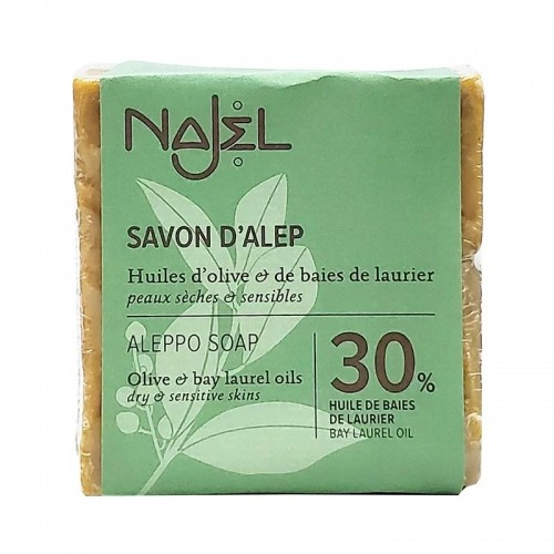 法國 Najel 30%月桂油 阿勒頗手工古皂 170g